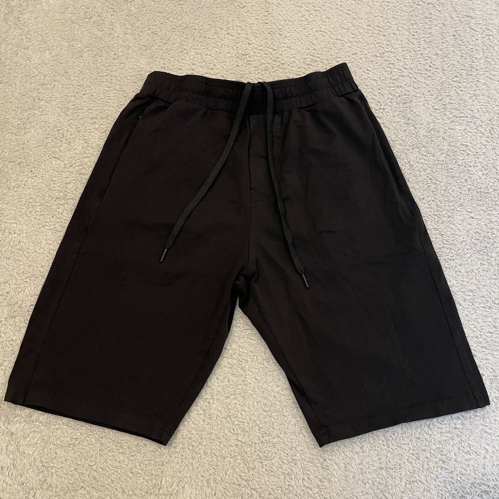 Public Rec All Day Every Day Shorts Mens 34x10 Black Slim Fit Drawstring Nylon